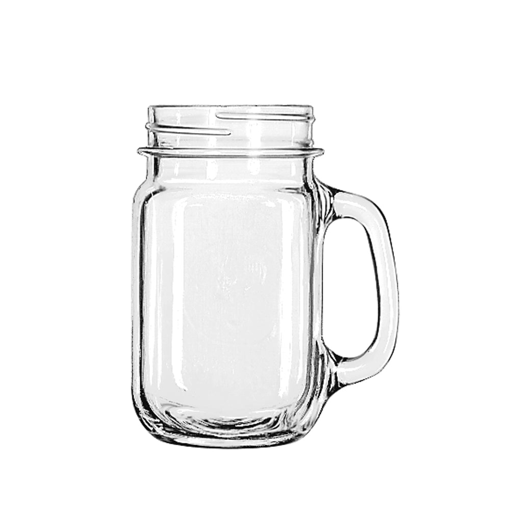 Drinking Jar w/handle 16 oz