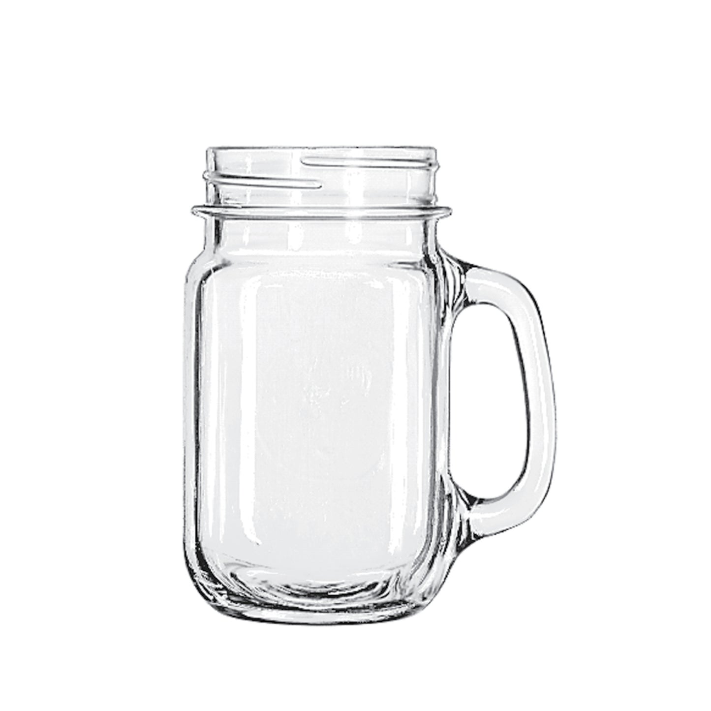 Personalized You Logo Drinking Jar w/handle 16 oz