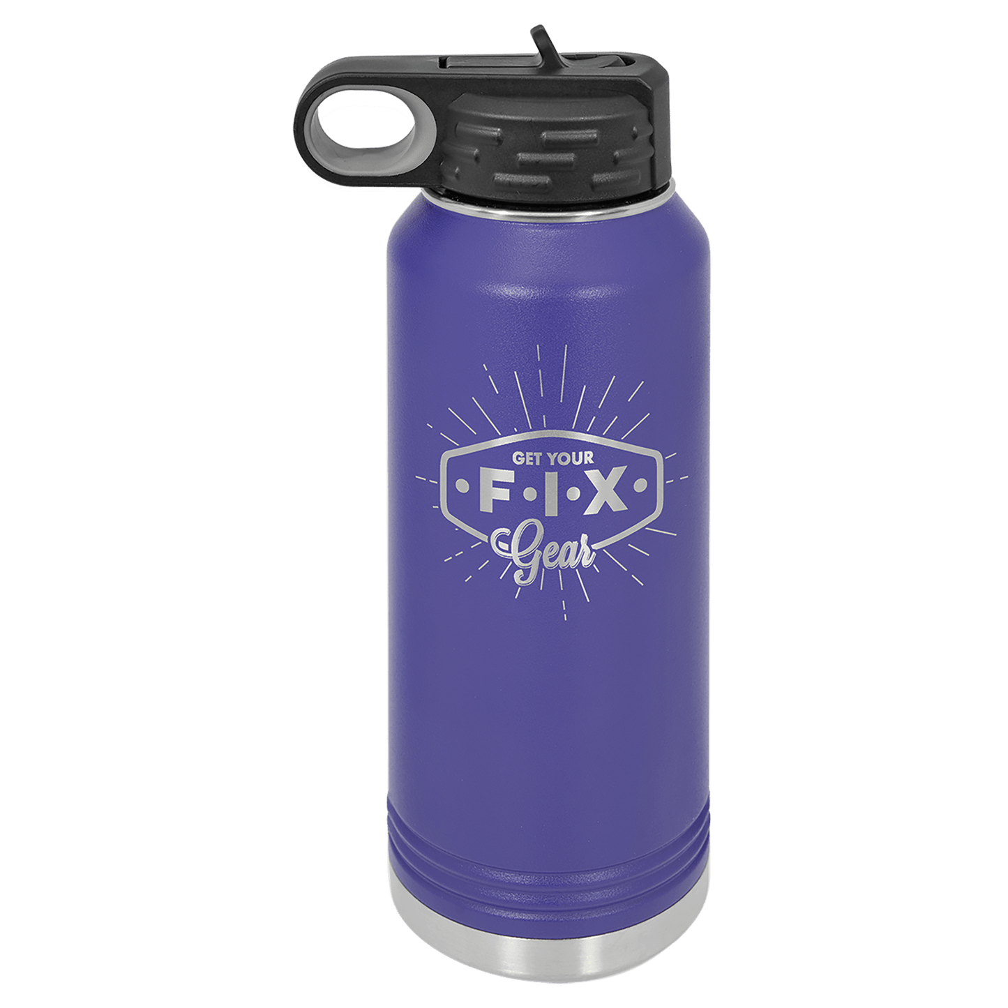 Laser Engraved Insulated Water Bottle 32 oz