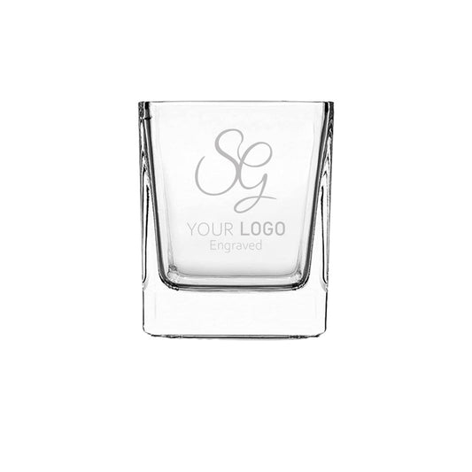 Your Logo Personalized Etched Square Shot Glass